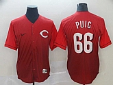 Reds 66 Yasiel Puig Red Drift Fashion Jersey,baseball caps,new era cap wholesale,wholesale hats